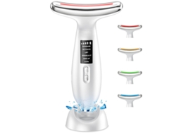 Dispositivo de lifting facial, massageador facial, máquina elétrica de 6 modos para firmamento e firmeza da pele (branco)