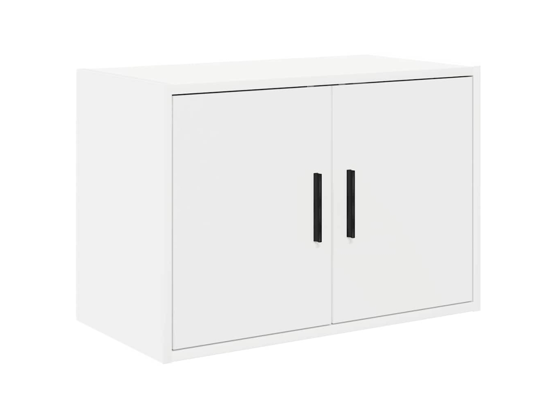 Armário de Parede da Garagem Branco Madeira Engenheirada MAISON EXCLUSIVE