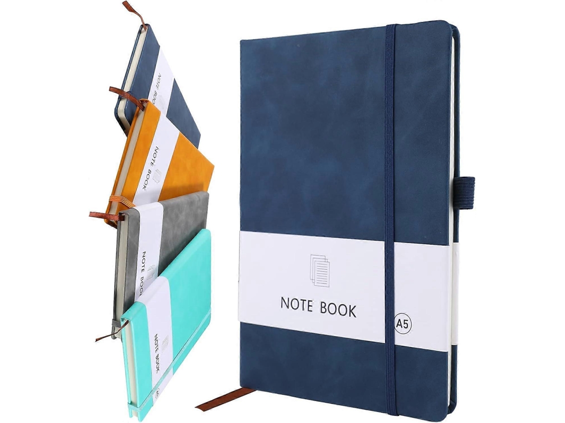 Cuaderno A5, bloc de notas para oficina, escuela, hogar, negocios, escritura y toma de notas, 200 páginas - Aquaforge