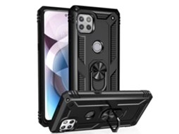 Capa Protetora À Prova De Choque Em Tpu + Pc Para Motorola Moto One 5g Ace Com Suporte Giratório De 360 ​​graus.