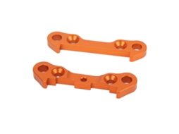 2 Peças Placa Fixadora De Braço Inferior Dianteiro Em Metal Laranja Para Carro Rc Zd Racing 1/7 Dbx07 Ex 07