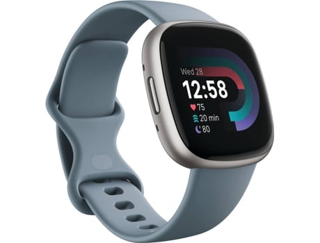 Relógio Desportivo FITBIT Versa 4 (Bluetooth  - 6 dias de autonomia - Azul)