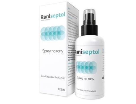 Raniseptol, Spray Cicatrizante Para Feridas, 125ml Natur Produkt Pharma