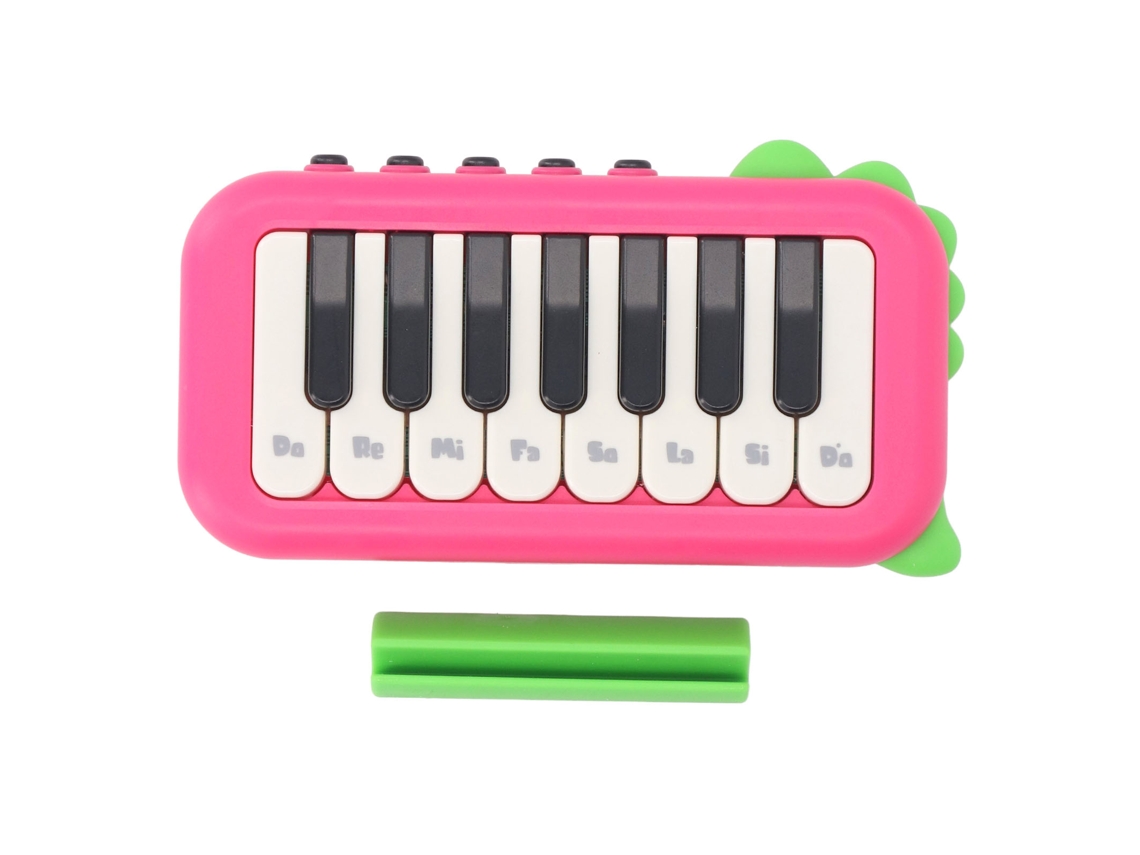 Mali piano Eletrônico de Bolsa para Crianças Brinquedo Educativo Musical Infantil Vermelho