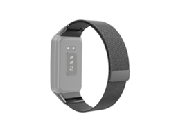 Pulseira De Relógio Lurelia Para Oppo Watch Free Nfc Milan Magnética De Metal Preta