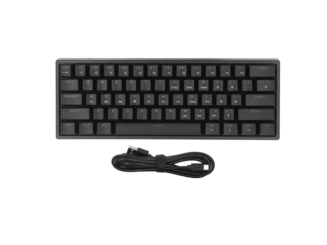 Teclado Mecânico 61 Teclas Iluminação Rgb Jogos | LAXISCREED