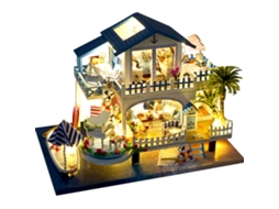 Kit Casinha de Boneca Miniatura com Luzes Tc13 Presente