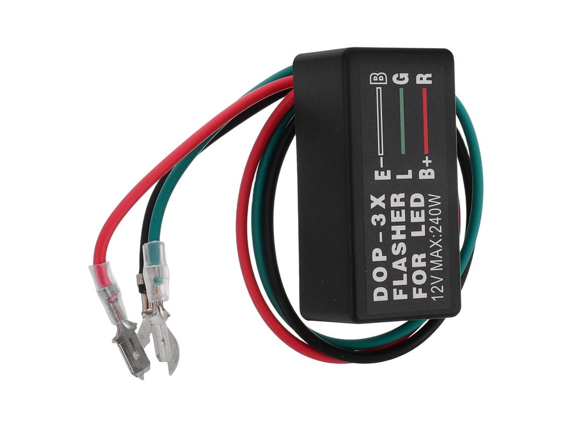 Relé De Pisca-pisca Led Dop-3x Para Motocicleta, Módulo Controlador