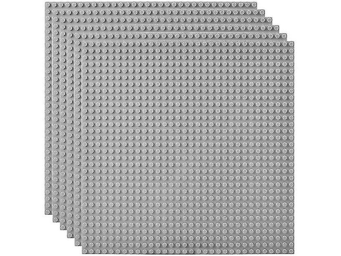 2026 placas de Base para Construção 25,4cm X 25,4cm Pacote de 6, Compatível com Grandes Marcas