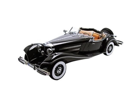 Veículo Miniatura BAUER Mercedes 500K Spezialroadster Escala 1/12 Marrom