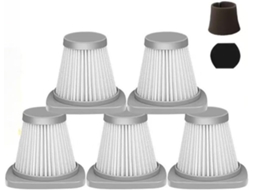 Conjunto De 5 Filtros Reposição Para Aspirador Pó Sc861/sc861a, Alta