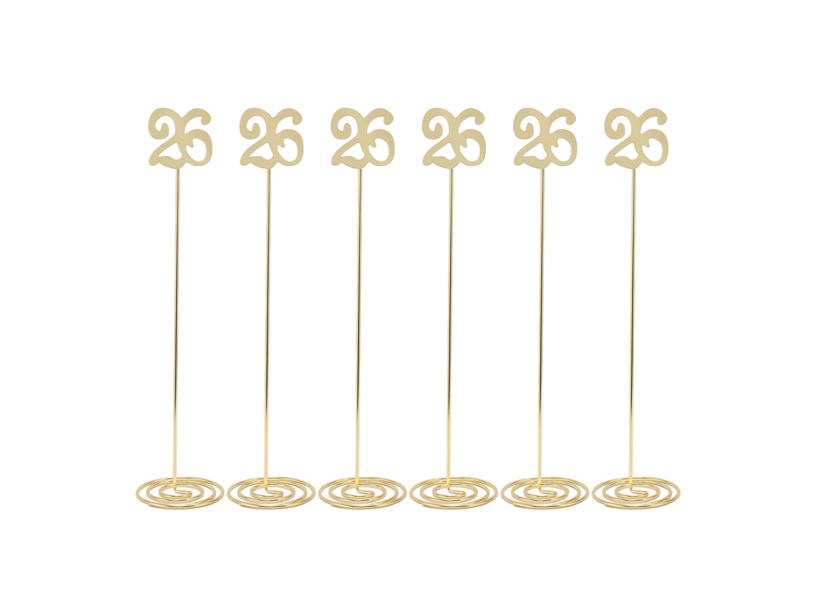 Peças Números De Mesa De Metal Antirroto Com Base Para Casamento Festa Recepção Número 26