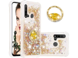 Capa Huawei P20 Lite HONGWE. Dourado