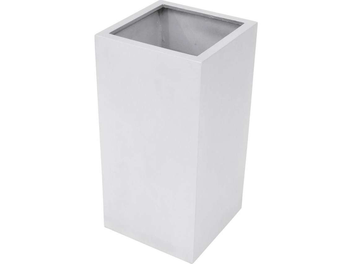 Vaso EUROPALMS Leichtsin Box-80 (Prateado)