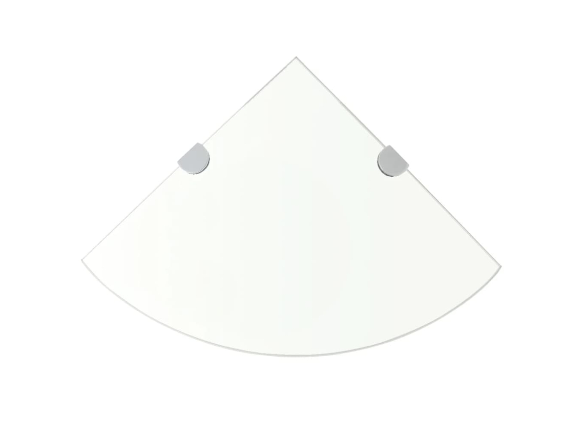 Corner Shelf, Corner Shelves Vidaxl Transparente Vidro (25 X 25 Cm)