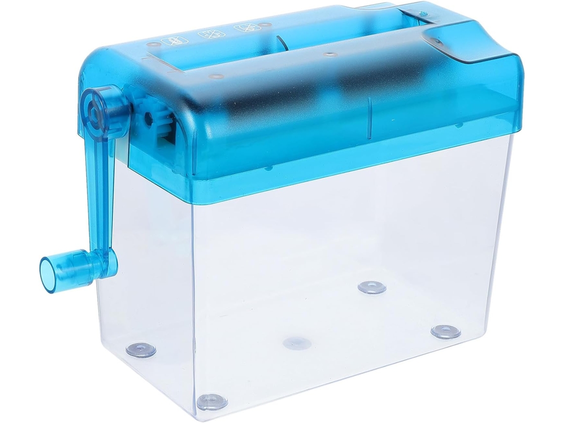 Secfou Destructeur De Documents Design Simple Boîte À Poussière Transparente En Abs Manuel