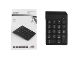 Teclado Numérico Sem Fio Bluetooth De 2,4 Polegadas Com 18 Teclas, Mini Teclado De Escritório Adequado Para Negócios Everley891