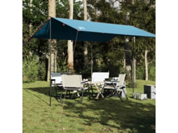 Vidaxl Lona De Campismo 360x294 Cm Impermeável Azul