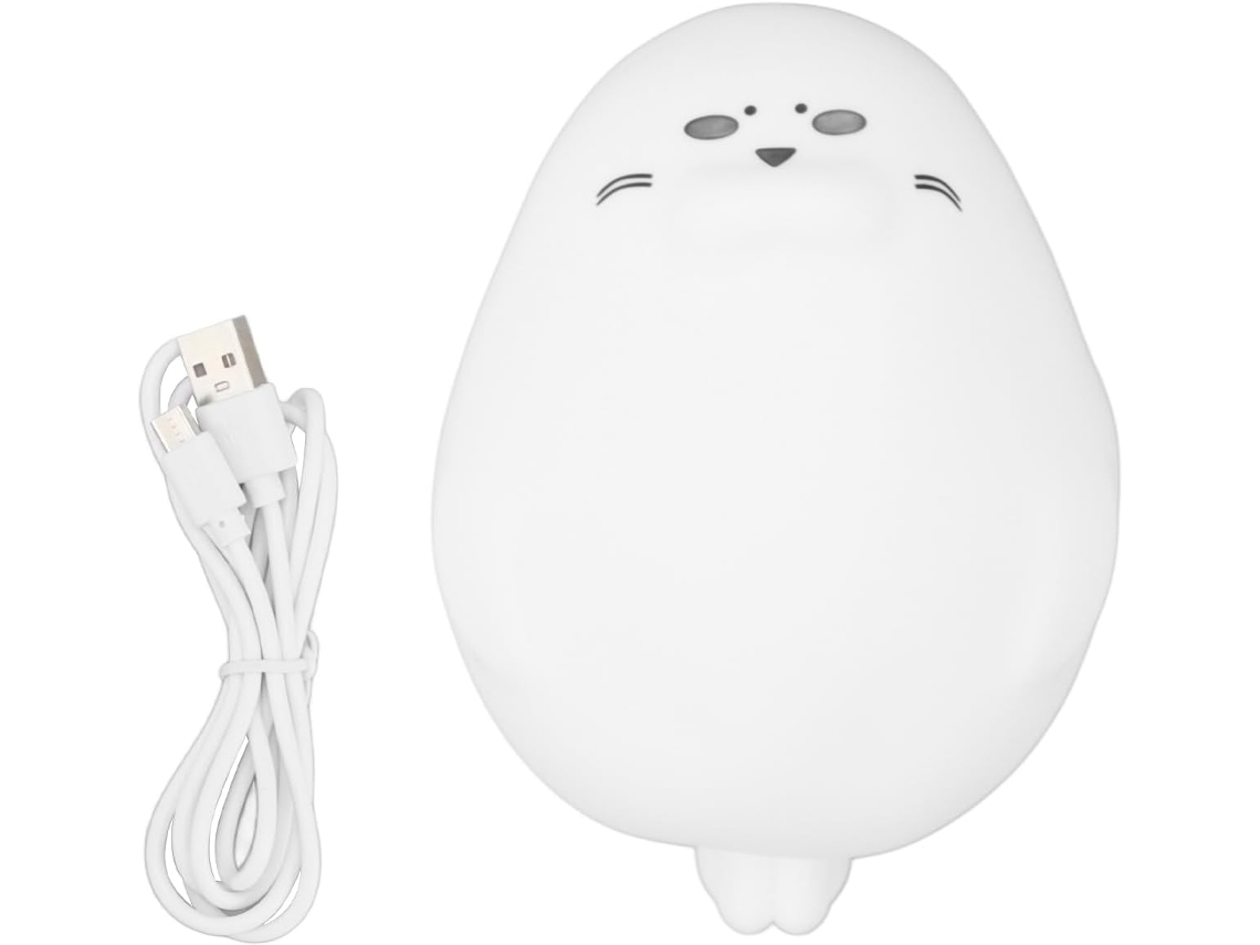 Iluminação noturna, luminária de mesa com design articulado, iluminação suave, decoração para mesa de escritório.