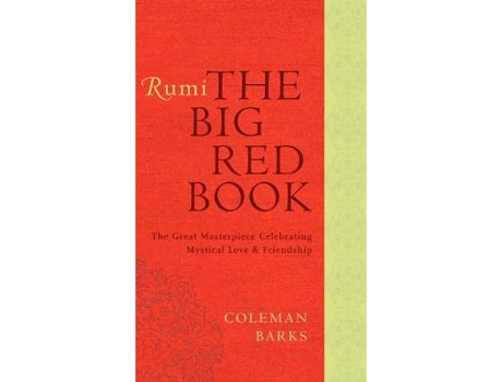 Livro rumi: the big red book de coleman barks (inglês)