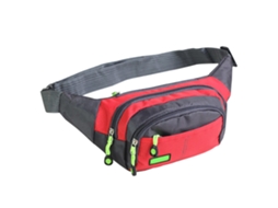 Bolsa de Cintura AQUAFORGE impermeável com bolsos porta celular e zíper leve para caminhada