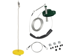 Kit Tirolesa Infantil 6-10 Anos, Alça Antiderrapante, Corda Ajustável