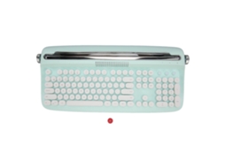 Teclado De Máquina De Escrever Sem Fio 104 Teclas Bt5.0 Verde