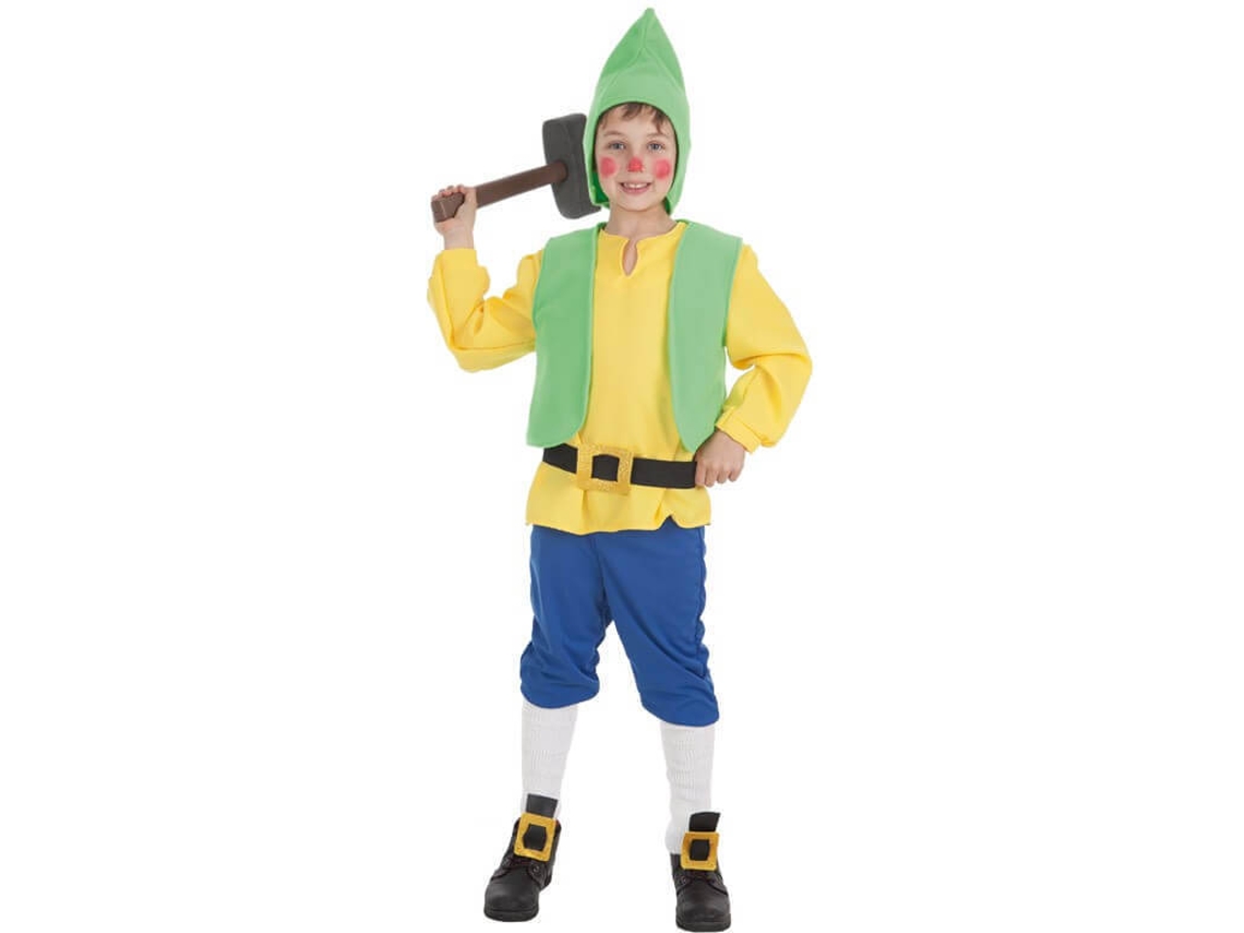 Fato de Bebé DISFRAZZES Anão Amarelo (Tam: 1 a 3 Anos)