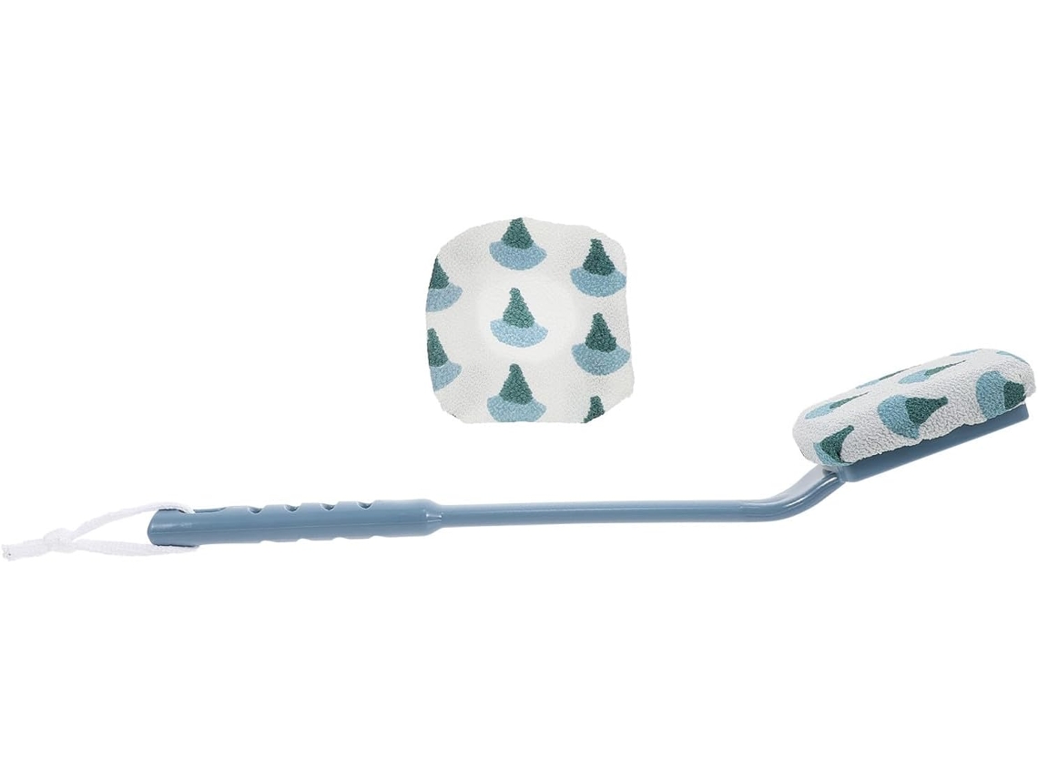 Escova De Limpeza Corporal Com Cabo Longo Em Abs E Esponja | Para Das Costas, Limpeza Completa, Não Irritante, Para