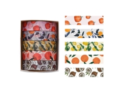 Fita Decorativa de Papel Florestas Planta Imprimir Washis Mão Conta Artistas Adesiva Adesiv a GOKOCO