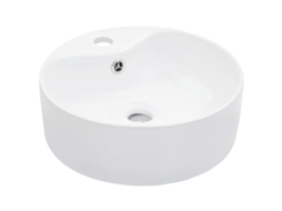 Vidaxl Lavatório Com Extravasamento 36x13 Cm Cerâmica Branco