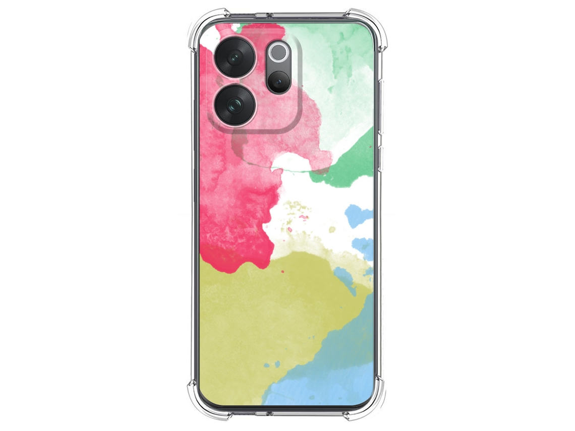 Capa Tumundosmartphone De Silicone À Prova De Choque Para Vivo V70 5g Com Estampa Em Aquarela 2 Desenhos