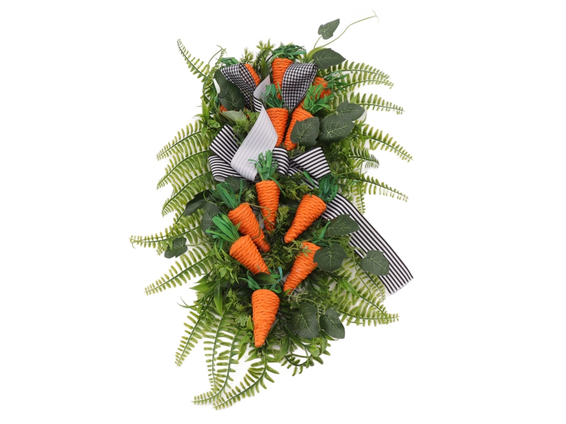 Laxiscreed Guirlanda De Decoração Para Festa Com Planta Artificial Para Interior E Exterior