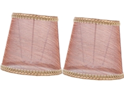 Conjunto De 2 Peças De Capas E Abajures Transparentes