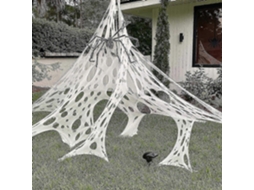 Teia De Aranha Gigante Elástica Para Halloween, Decorações Externas De Halloween, Teia De Aranha Em Massa Para Halloween Ly Ebike