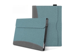 Capa Flip Resistente HEXINYIGJLY para Surface Go2/3/4,com Porta Caneta, Teclados Bases Compatíveis Verde