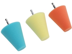 Conjunto De Polimento Conico De Espuma - Conjunto De Manutenção - Formato Compacto - Apropriado Para Carros, Barcos E Motocicletas - 3 Unidades