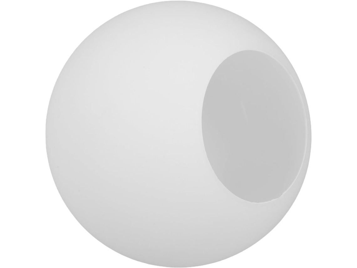 Conjunto De 2 Abajures Globo De Vidro Branco
