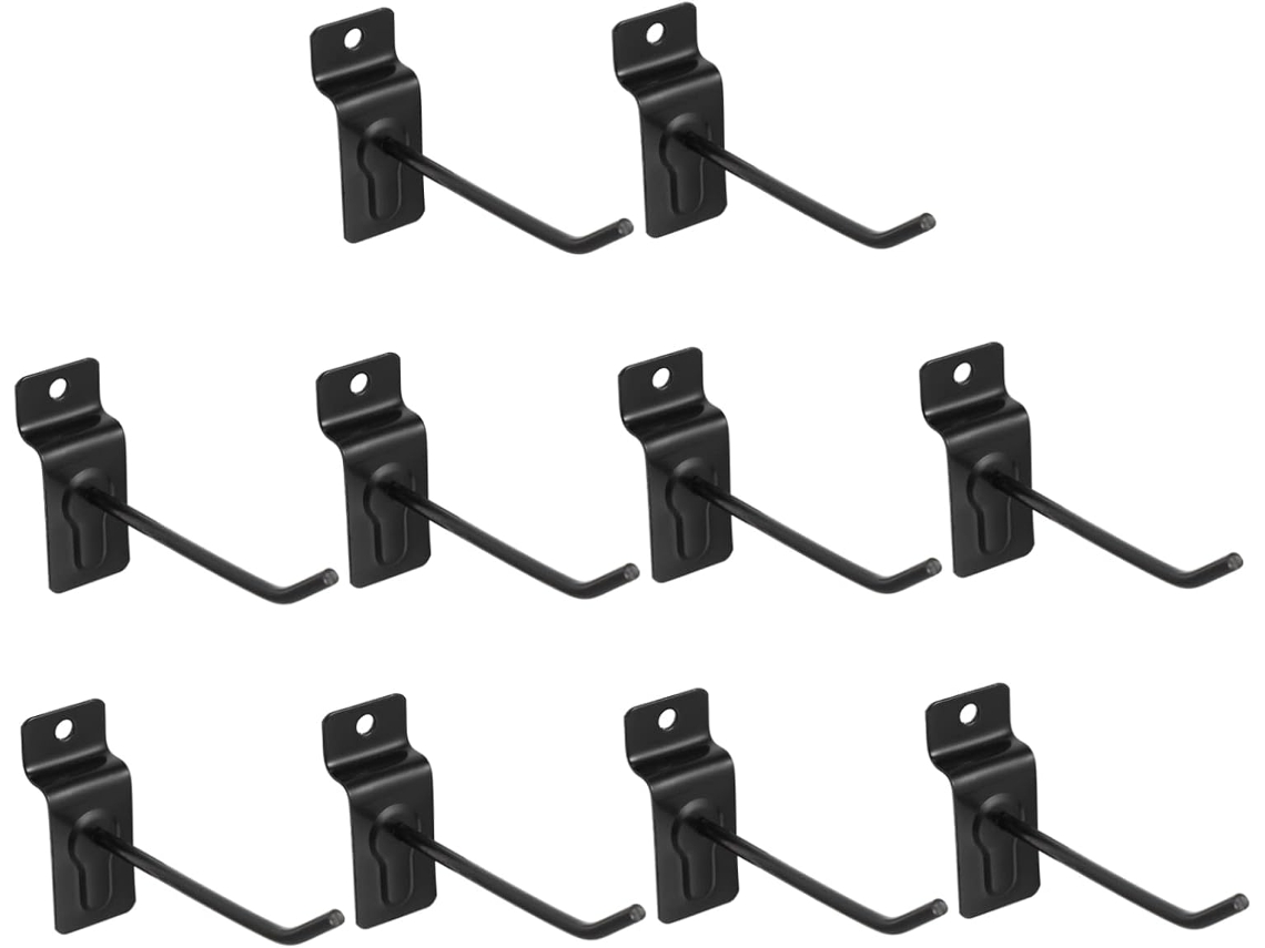 Conjunto De 10 Ganchos Metálicos Para Armazenamento Lanches, Resistent