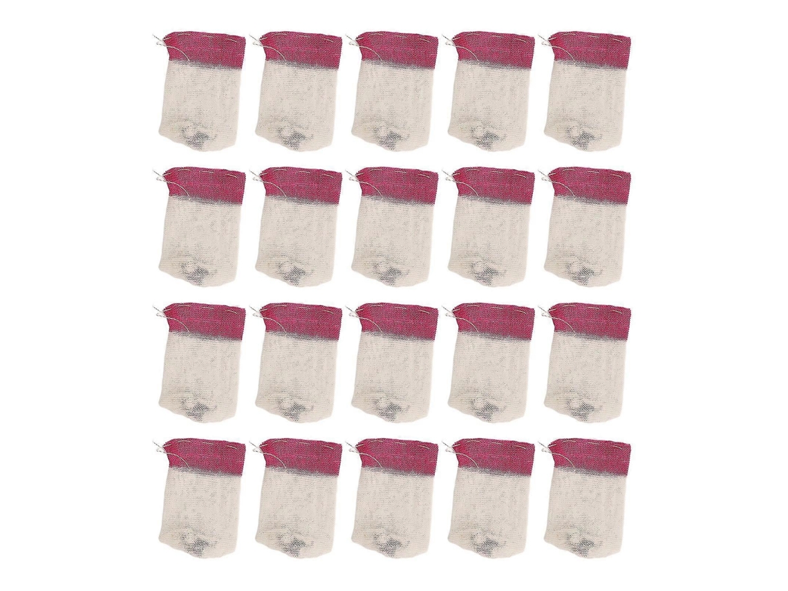 Pacote Com 20 Lâmpadas De Gás De Rayon Em Forma De U, Manto Universal Para Acampamento Ao Ar Livre, Vermelho Natural Olysi Shop