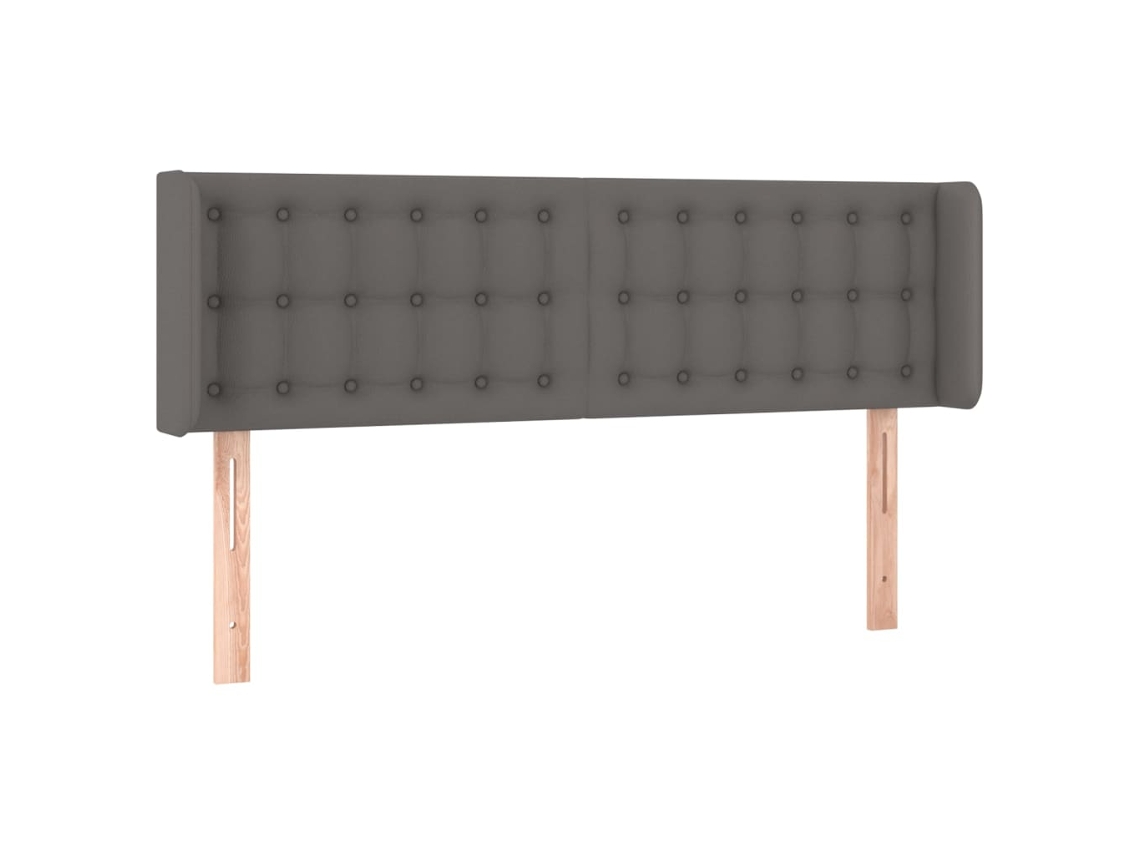 Cabeceira de Cama com Abas Couro Artificial 147x16x78/88cm MAISON EXCLUSIVE