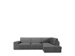 Capa para chaise longue de braço comprido direito EYSA ROC Cinzento escuro 110 x 120 x 500 cm