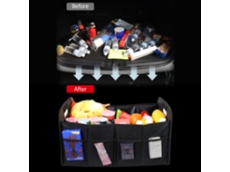 Car Trunk Organizer Storage Box 55l Folding Oxford Cloth Automotive Cargo