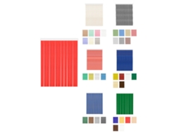 Cortinas De Exterior Impermeables – Cortinas Antimoscas Para Terrazas Y Porche Diana - Rojo 140 X 240 Cm