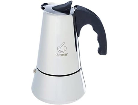 Forever kg121304 Cafeteira Expresso Miss Conny Compatível com Indução 6 Xícaras KAUFGUT