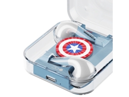 Fones de Ouvido Bluetooth Fones de Ouvido Sem Fio Verdadeiro para Jogos Disney Marvel Co criados EOOCOO (qualidade de Som Hifi, Baixa Latência)