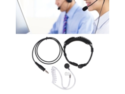 Fone De Ouvido Com Microfone De Garganta Retrátil, Tubo Acústico De Ar Resistente, Para Baofeng, Kenwood, Yaesu, Motorola Brilvibera