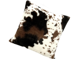 Fronha com Zíper Invisível, Feita de Poliéster Estampa Vaca. Confortável e Decorativa para o CHABERLU