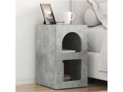 Vidaxl Mesa-de-cabeceira Elst Cinzento 29,5 X 33,5 X 50 Cm