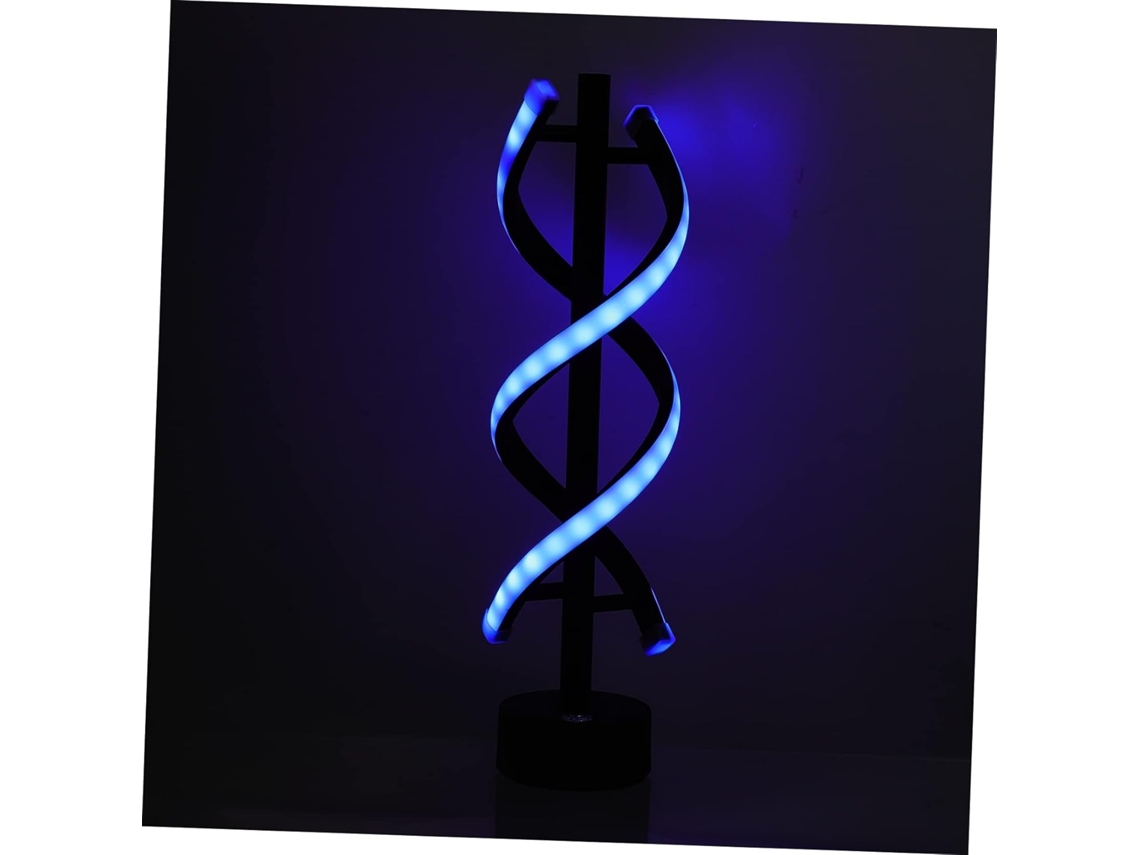 Luminária De Mesa Led Em Espiral, Luminária De Mesa Led Decorativa E Aconchegante.